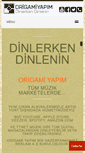 Mobile Screenshot of origamiyapim.com